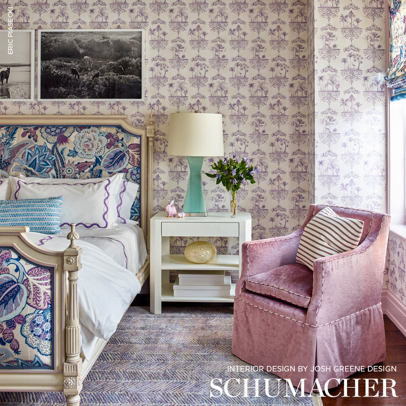 Zanzibar linen print | Hyacinth