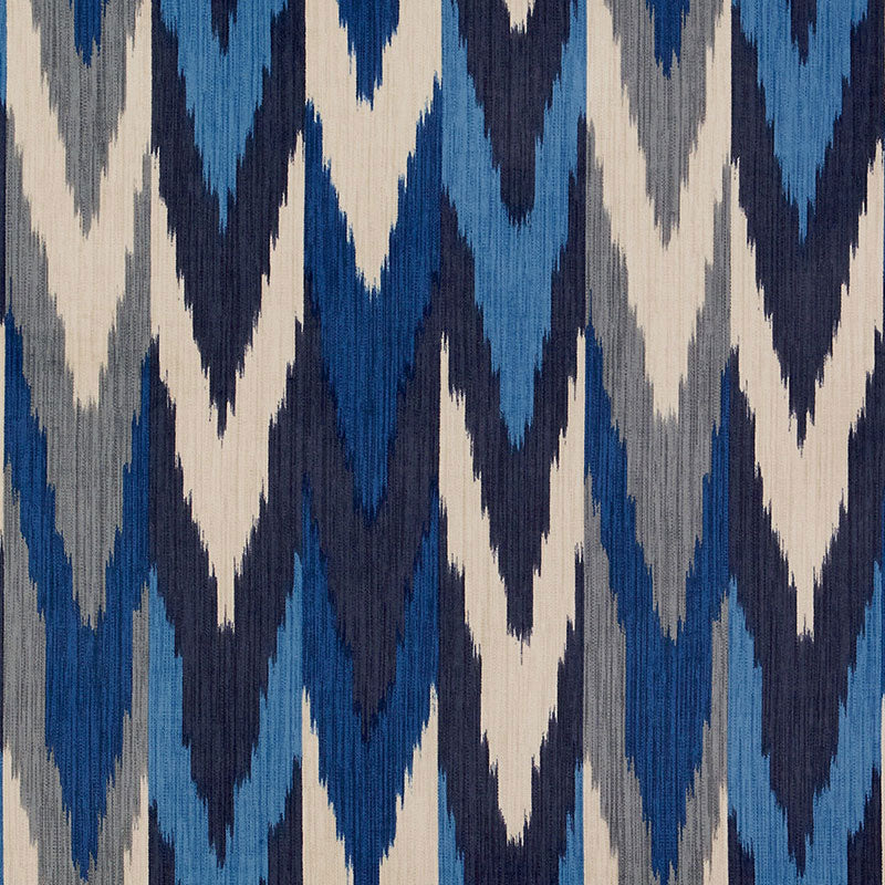Kashgar ikat | Indigo & slate