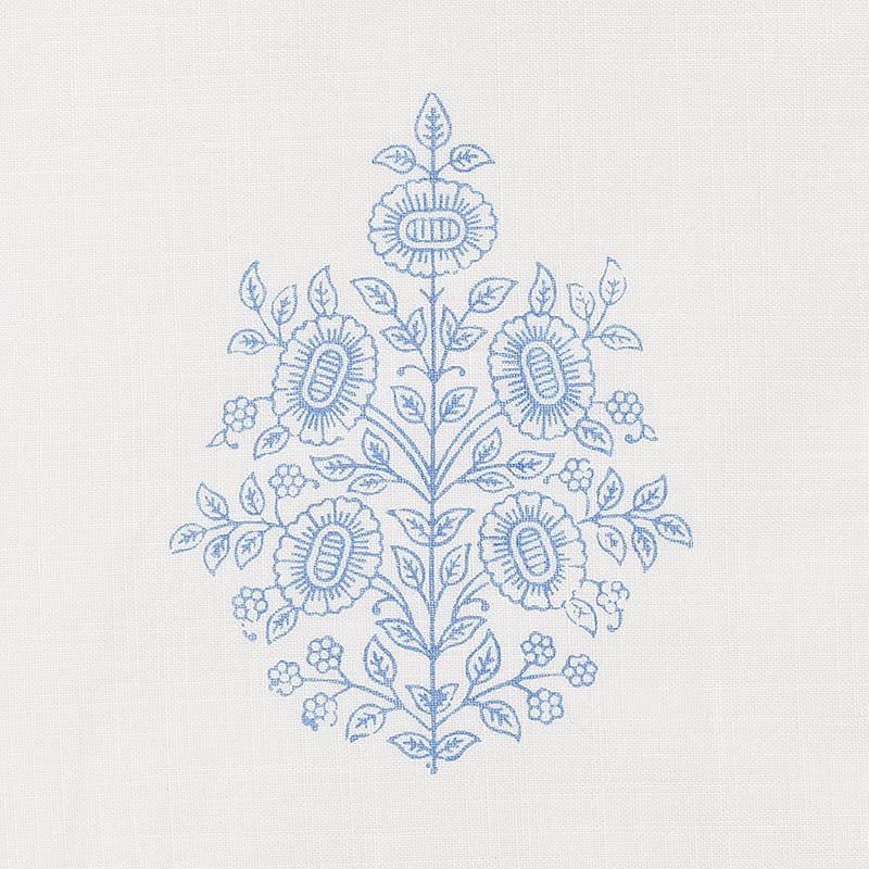 Asara flower sheer | Blue