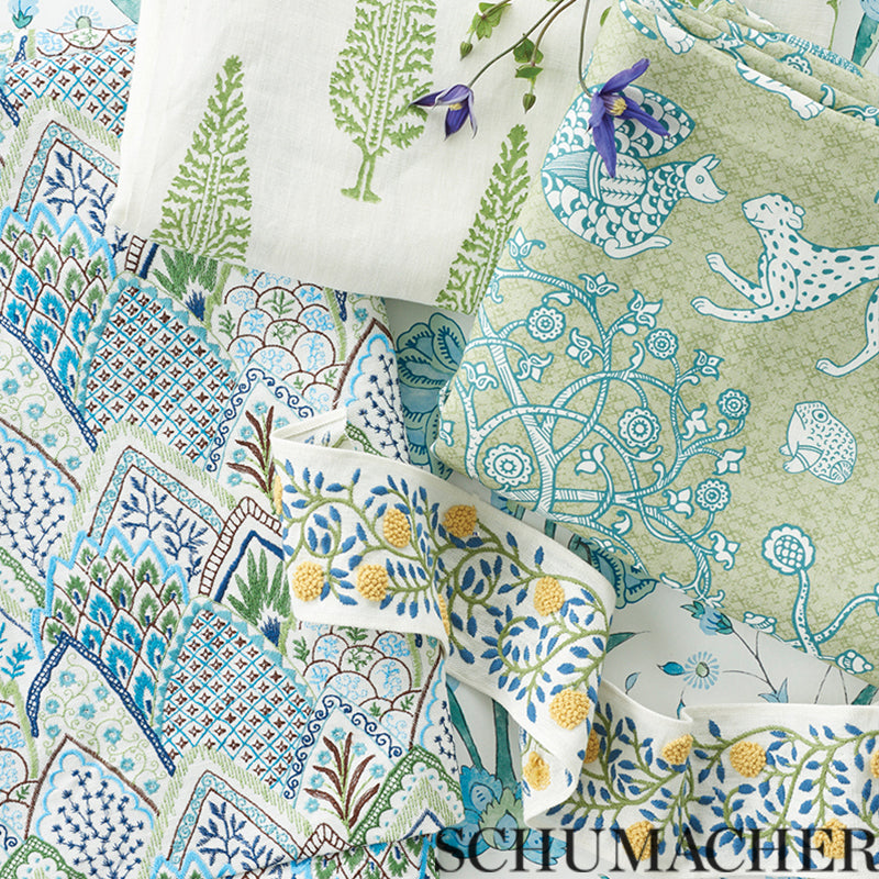 Juniper block print | Green