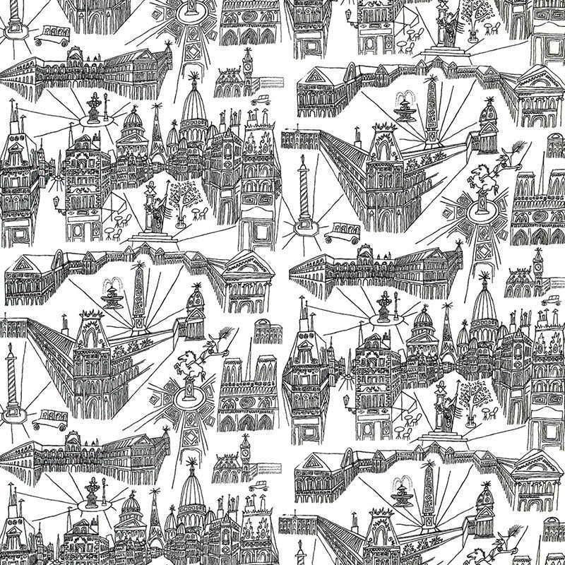 Views of paris | Black on white