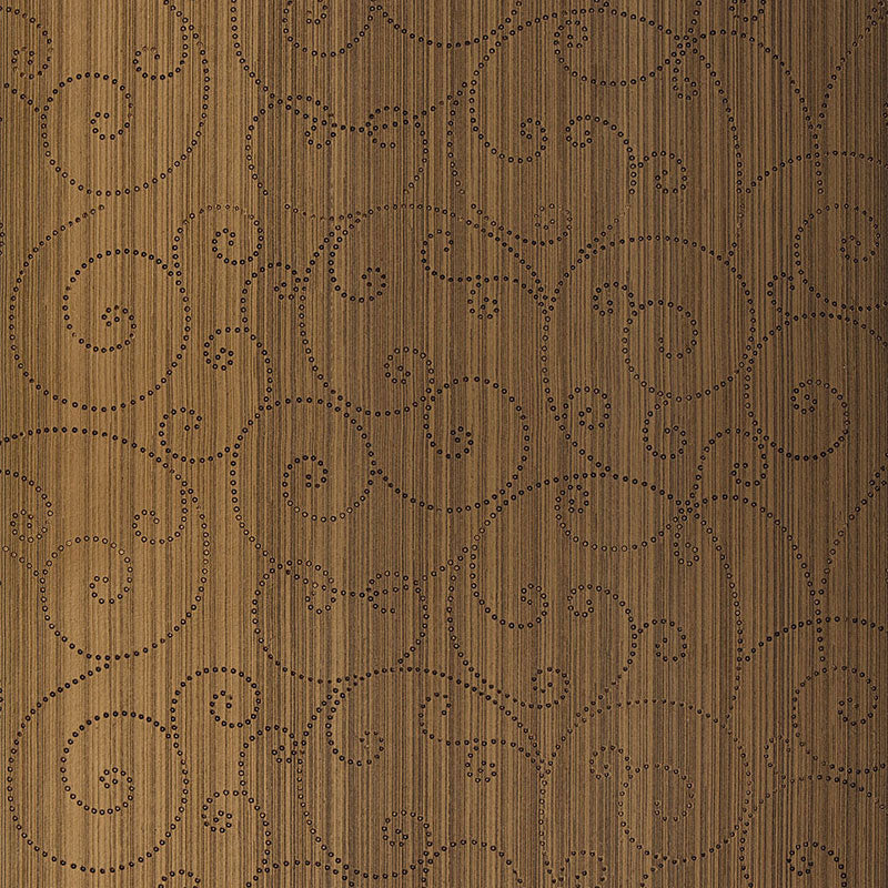 Beaded scroll | Burnished bronze