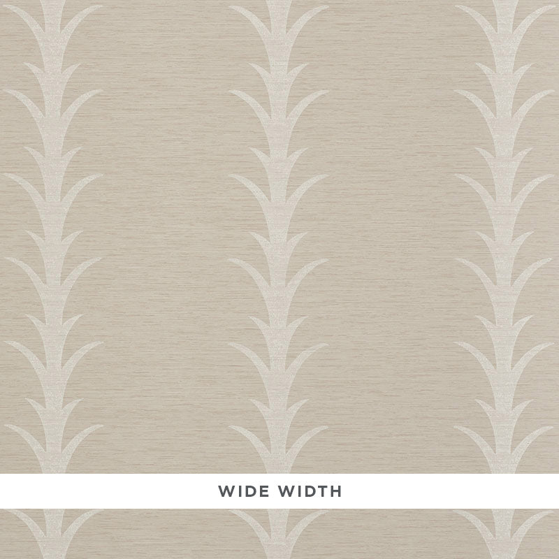Acanthus stripe vinyl | Taupe