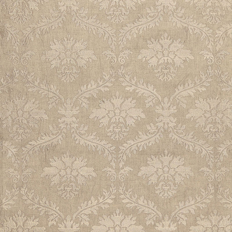 Valbonne linen embroidery | Greige