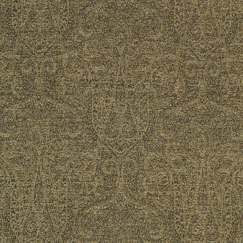 Astor chenille paisley | Ebony