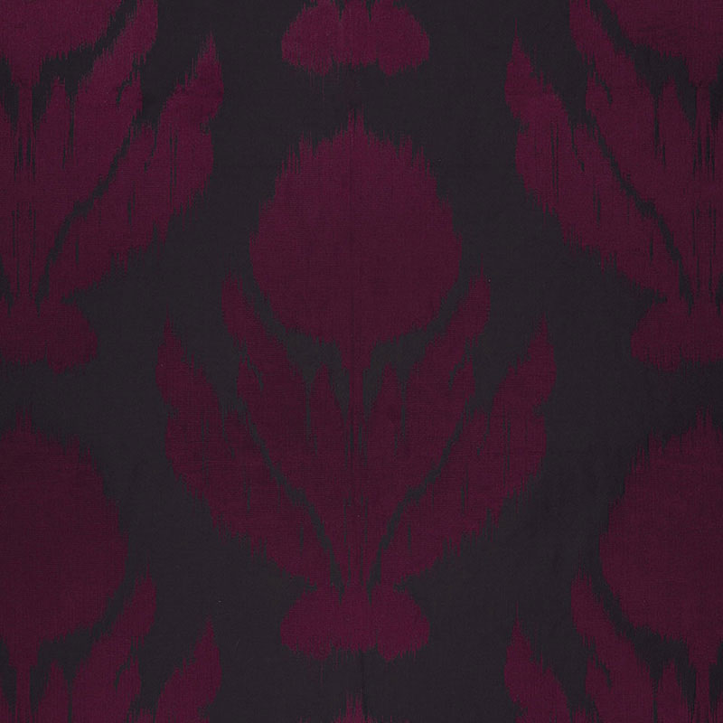 Agra silk weave | Black plum