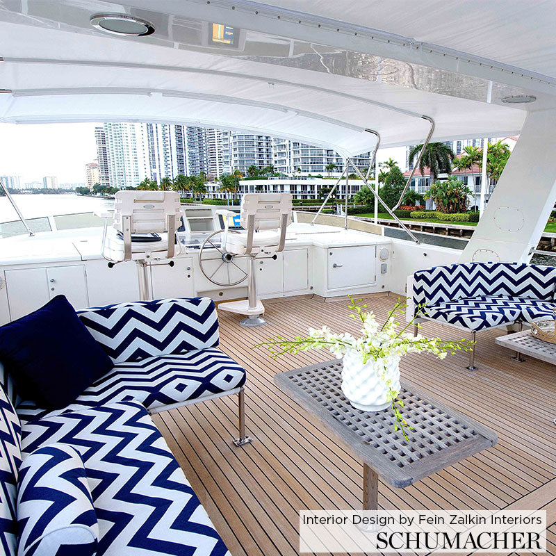 Antibes chevron | Navy