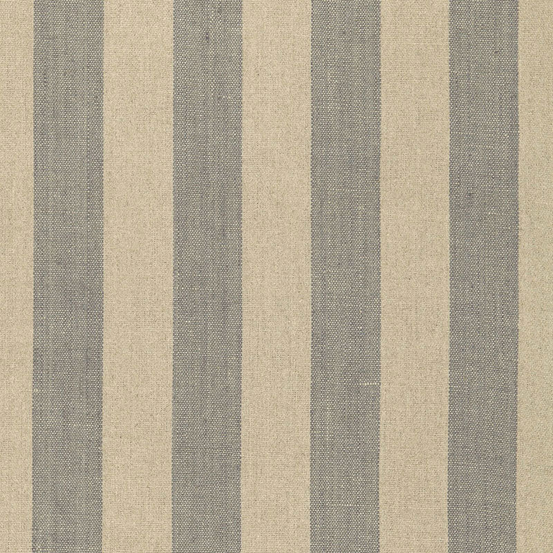 Augustin linen stripe | Steel / linen