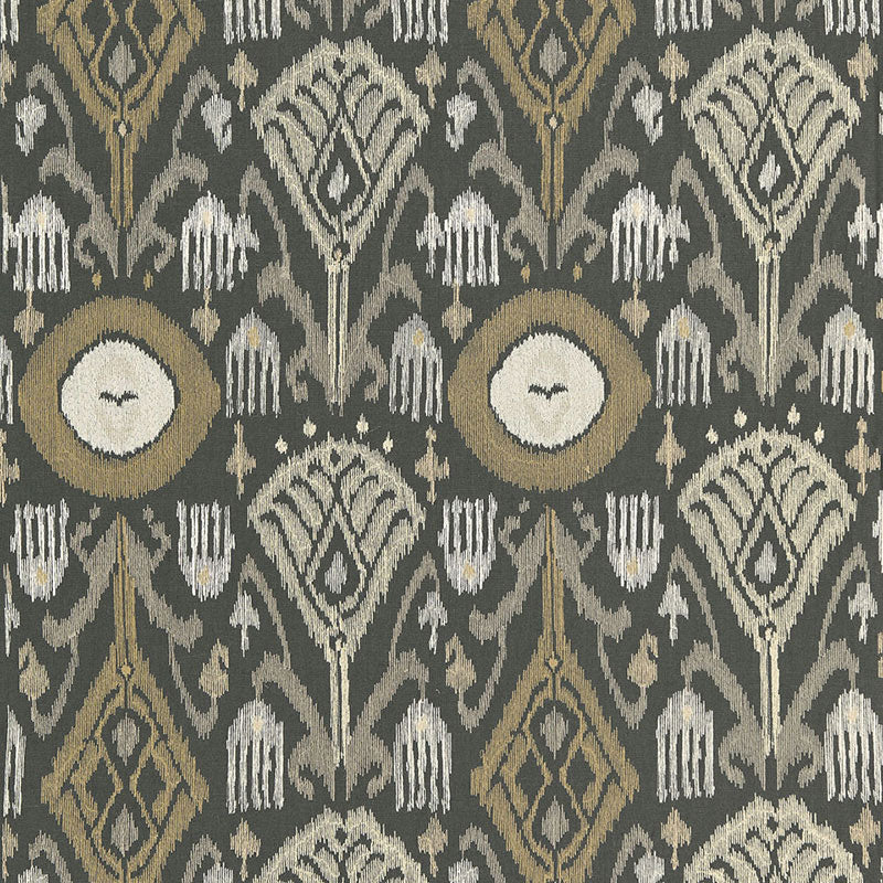 Turkestan embroidery | Charcoal