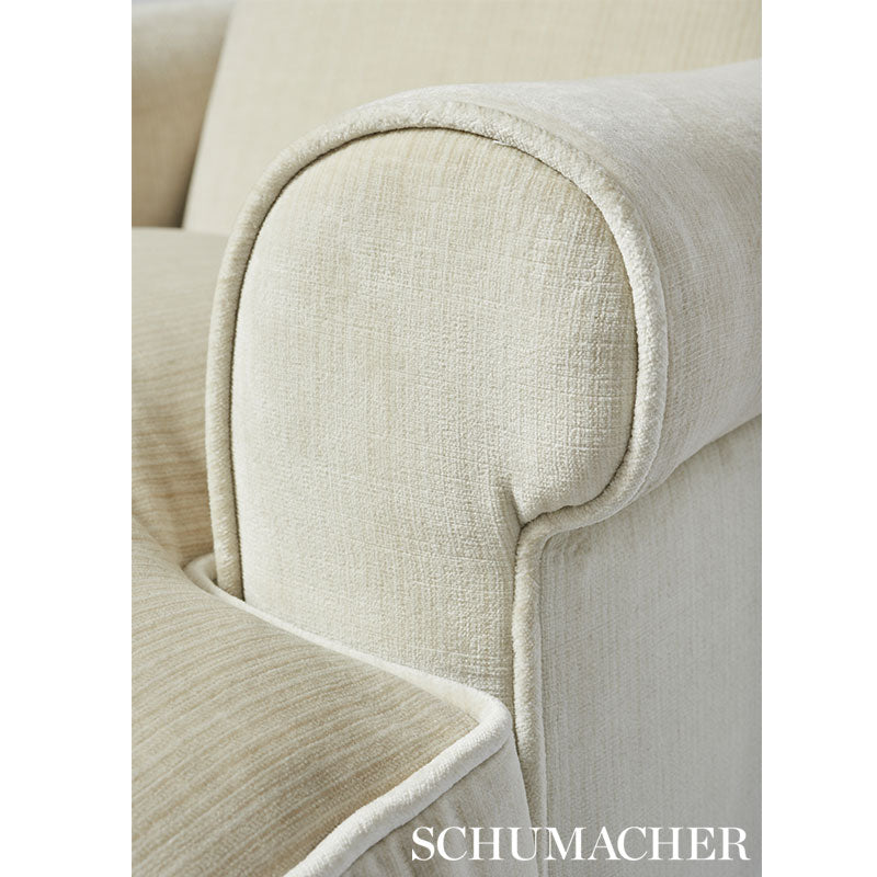 Antique strie velvet | Oyster