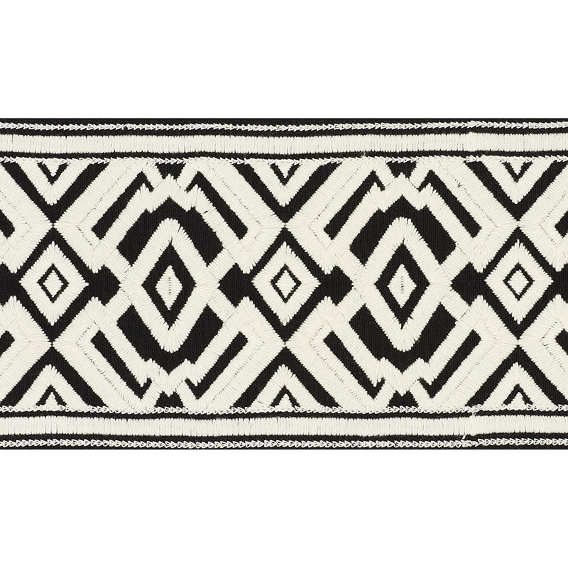 Avalon tape | Ivory on black