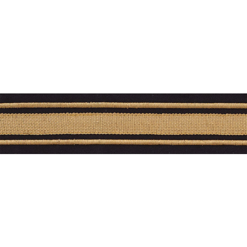 Military stripe tape | Gold on black