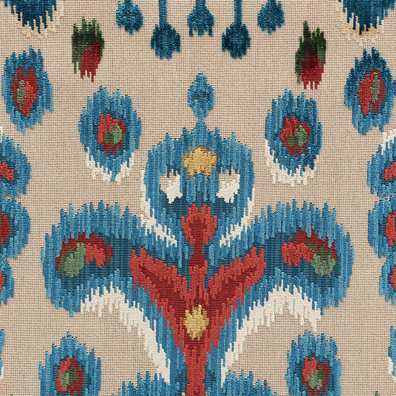 Tabriz ikat velvet | Multi