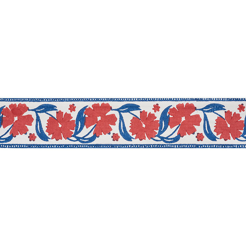 Adra hand blocked tape | Red & blue