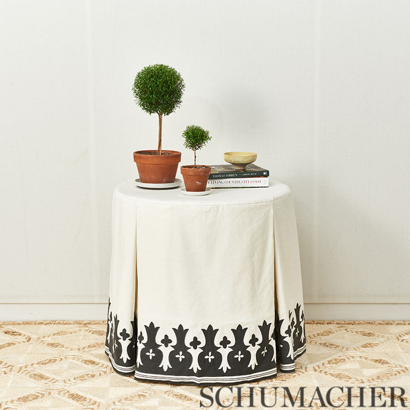 Bergama plain linen | Ivory