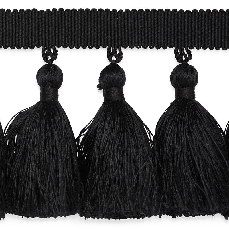 Valentin silk tassel | Black