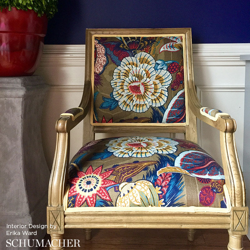 Zanzibar linen print | Sandalwood