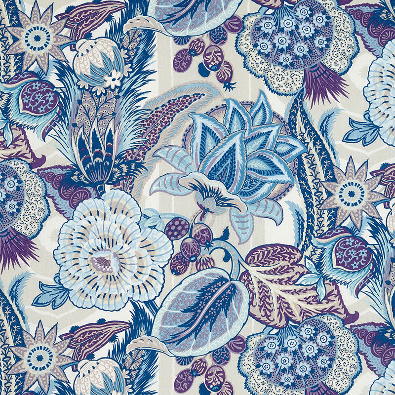 Zanzibar linen print | Hyacinth