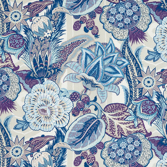 Zanzibar linen print | Hyacinth