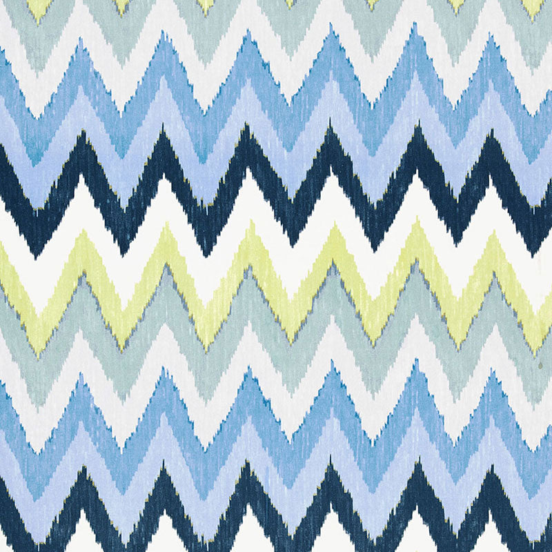 Adras ikat print | Sky