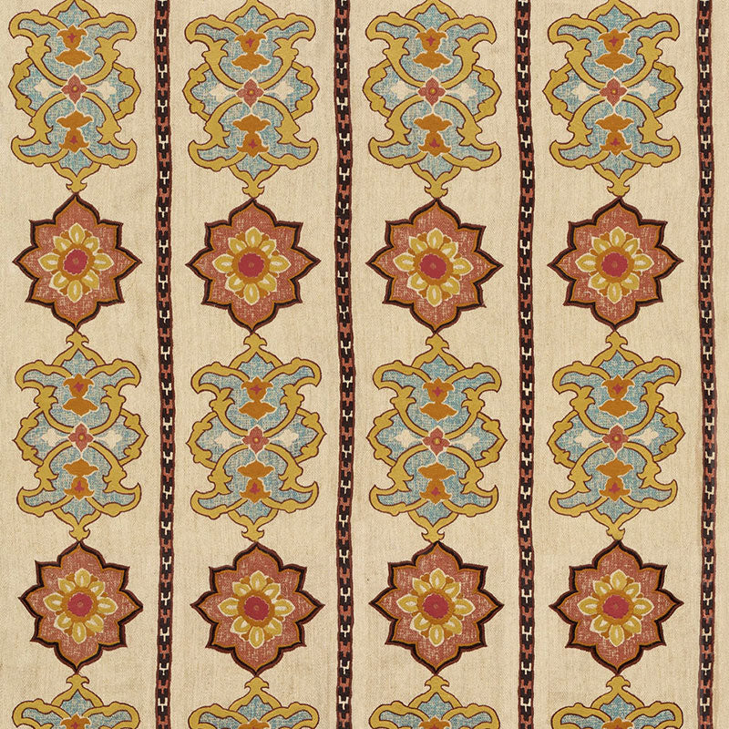 Temara embroidered print | Spice