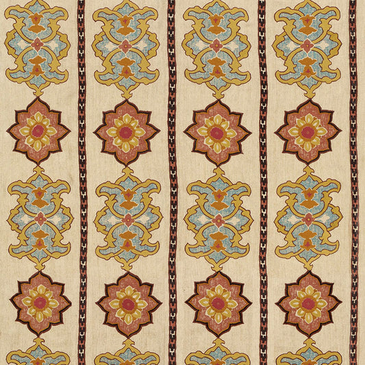 Temara embroidered print | Spice