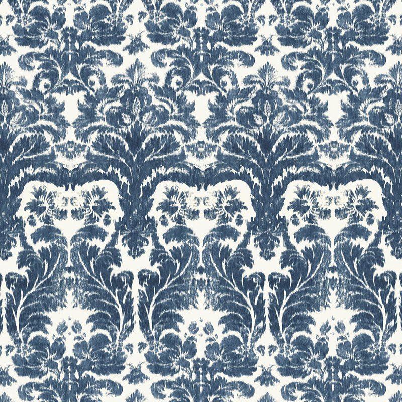Aurora damask | Indigo