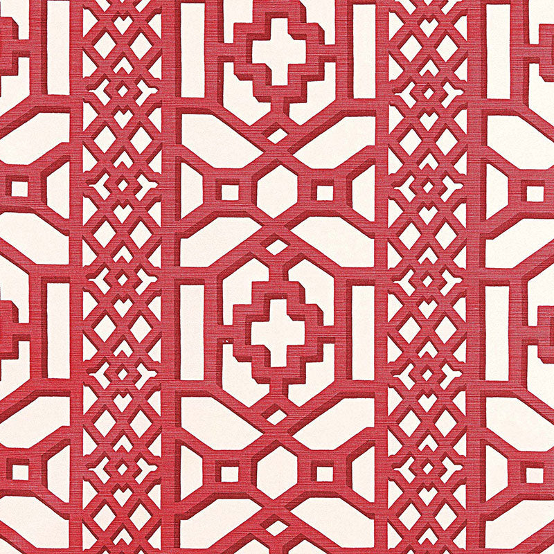 Zanzibar trellis chintz | Lacquer