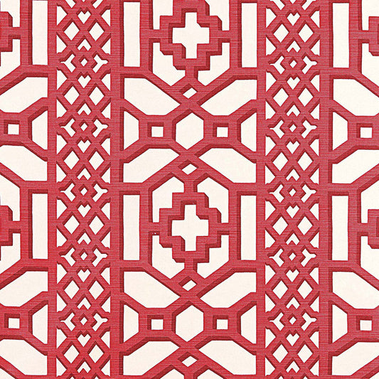 Zanzibar trellis chintz | Lacquer
