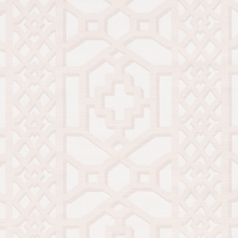 Zanzibar trellis matte | Blush