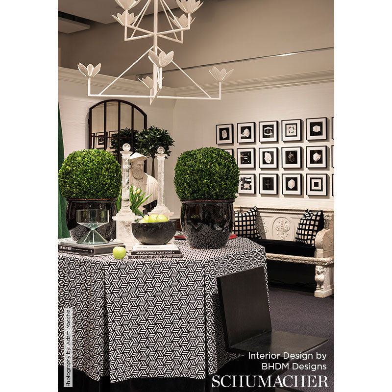 Tumbling blocks | Black