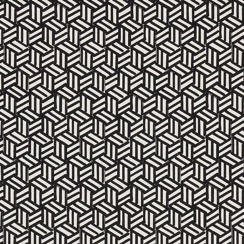 Tumbling blocks | Black