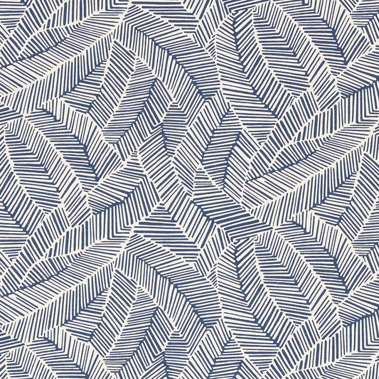 Abstract leaf | Navy