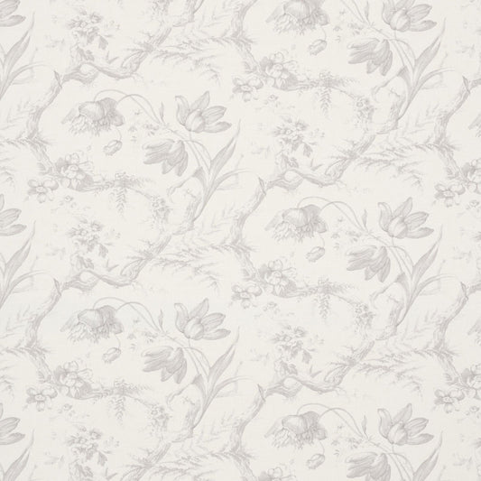 Toile de fleurs | Grisaille