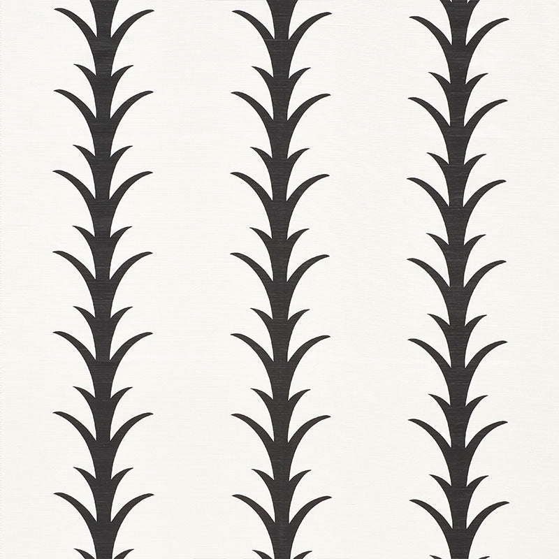 Acanthus stripe | Carbon