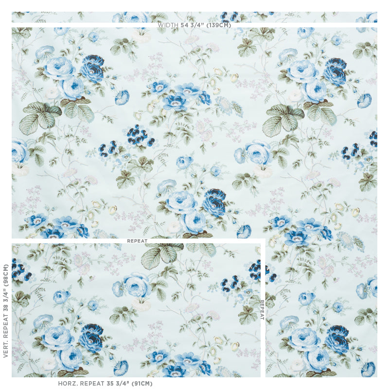 Salisbury chintz | Celadon