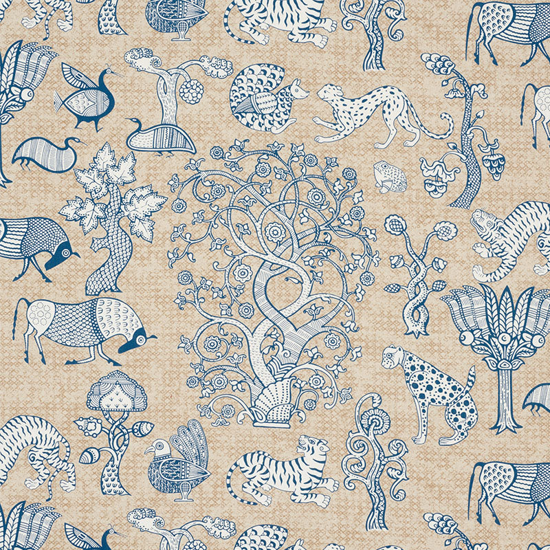 Animalia | Blue & natural
