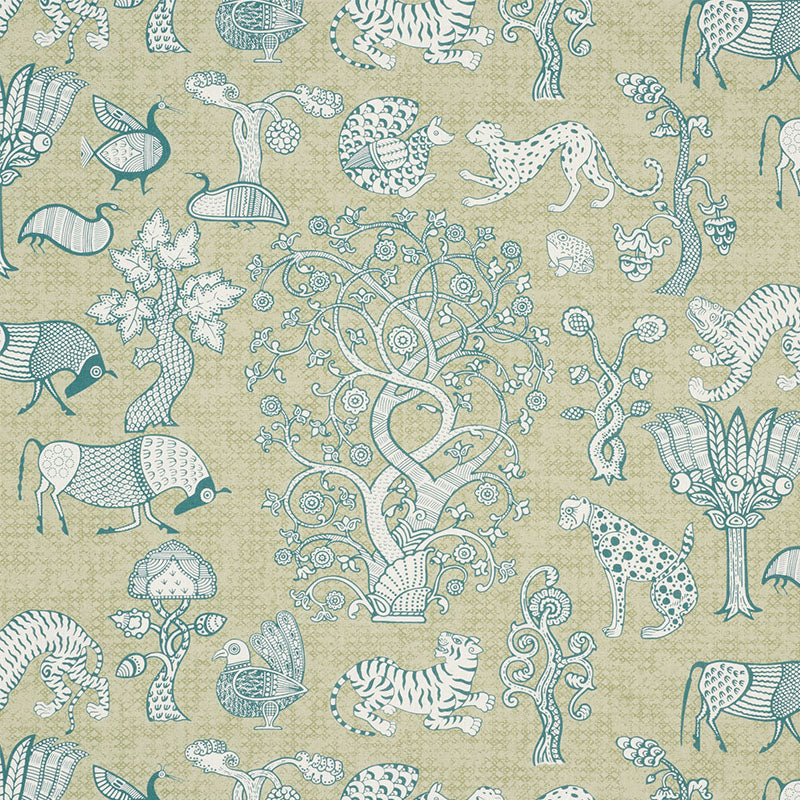 Animalia | Peacock & leaf