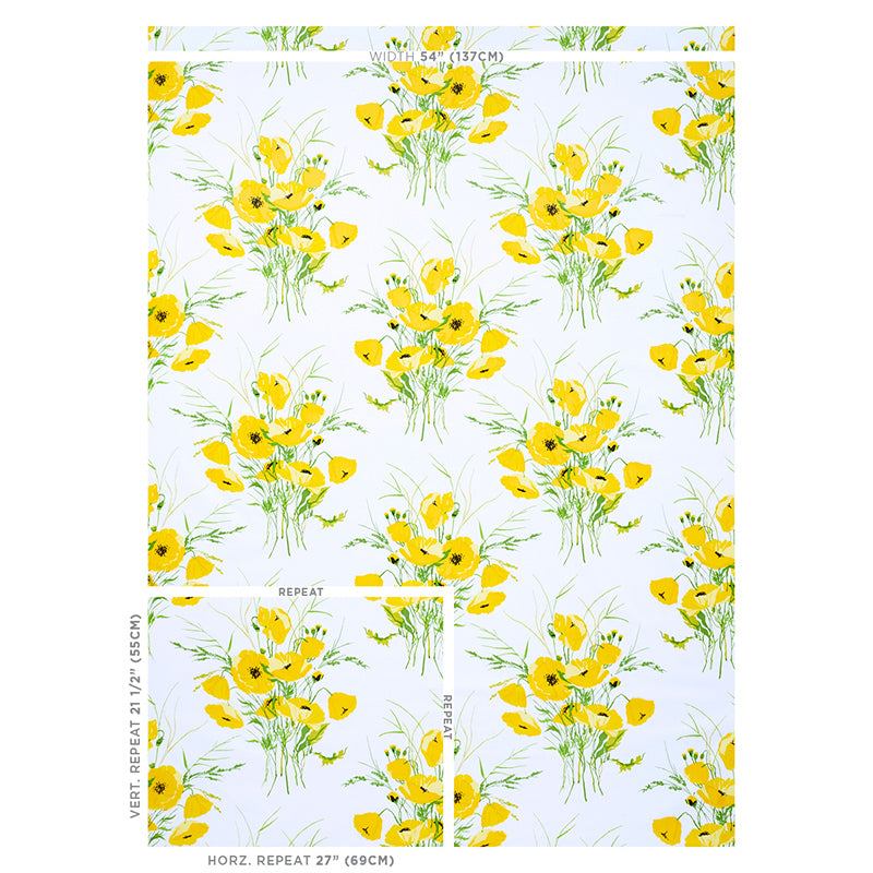 Joni chintz | Yellow