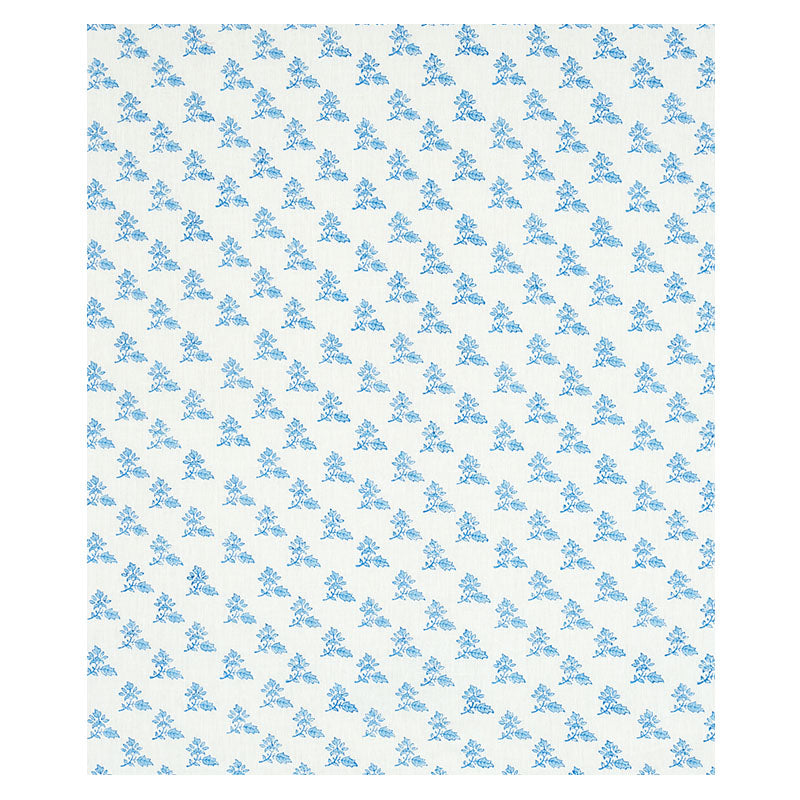 Torbay hand blocked print | Blue
