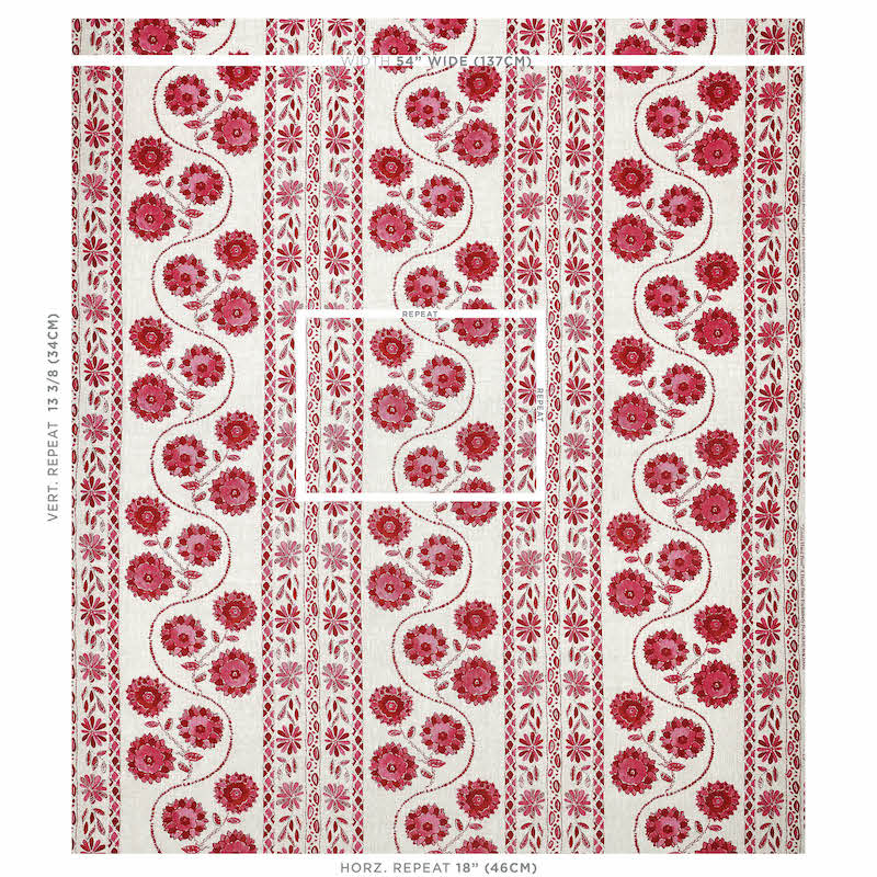 Zinnia handmade print | Pink