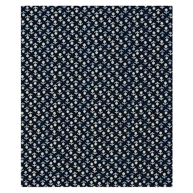 Beatriz hand blocked print | Indigo