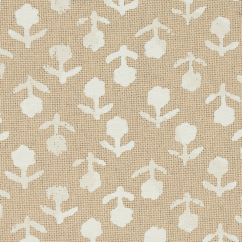 Beatriz hand blocked print | Natural