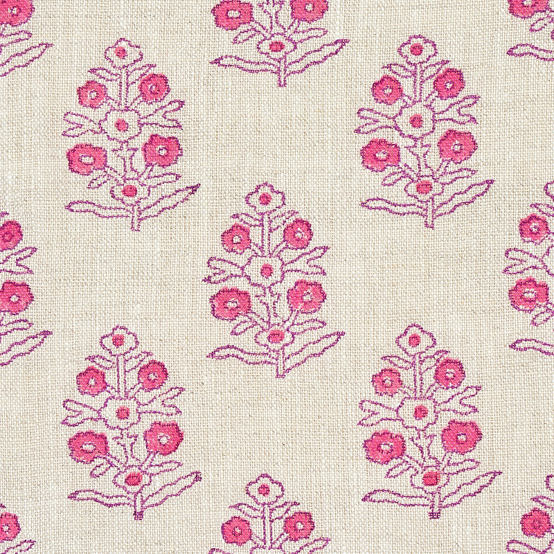 Aditi hand blocked print | Pink