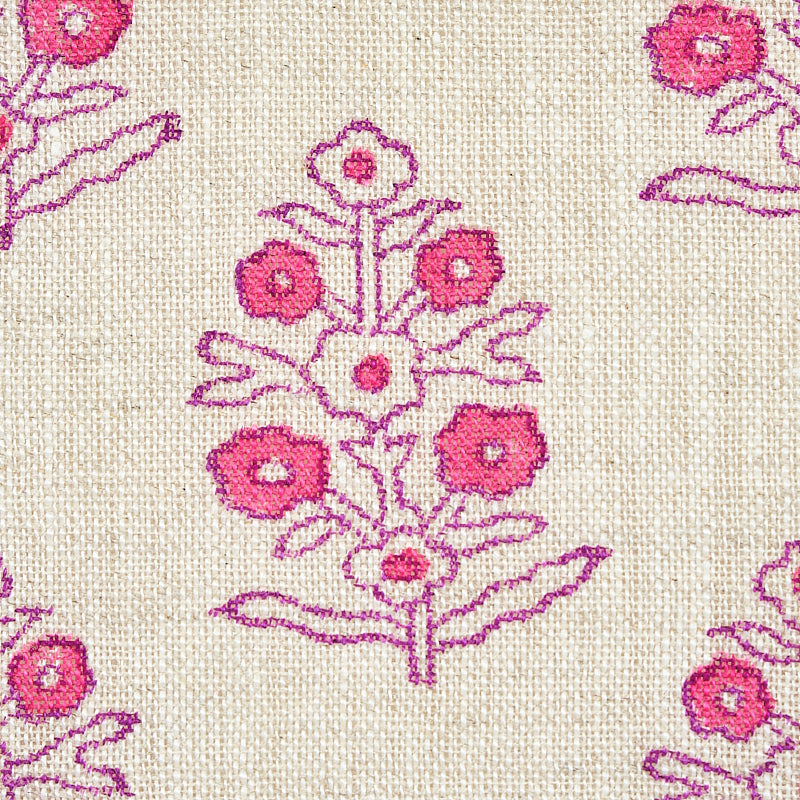 Aditi hand blocked print | Pink