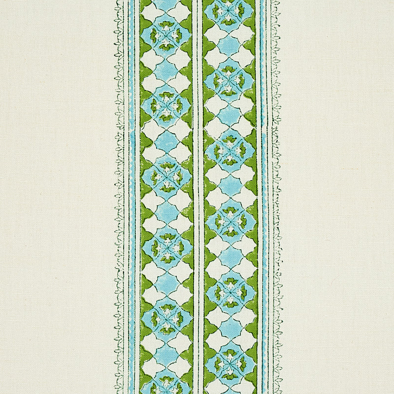 Amira hand blocked print | Leaf