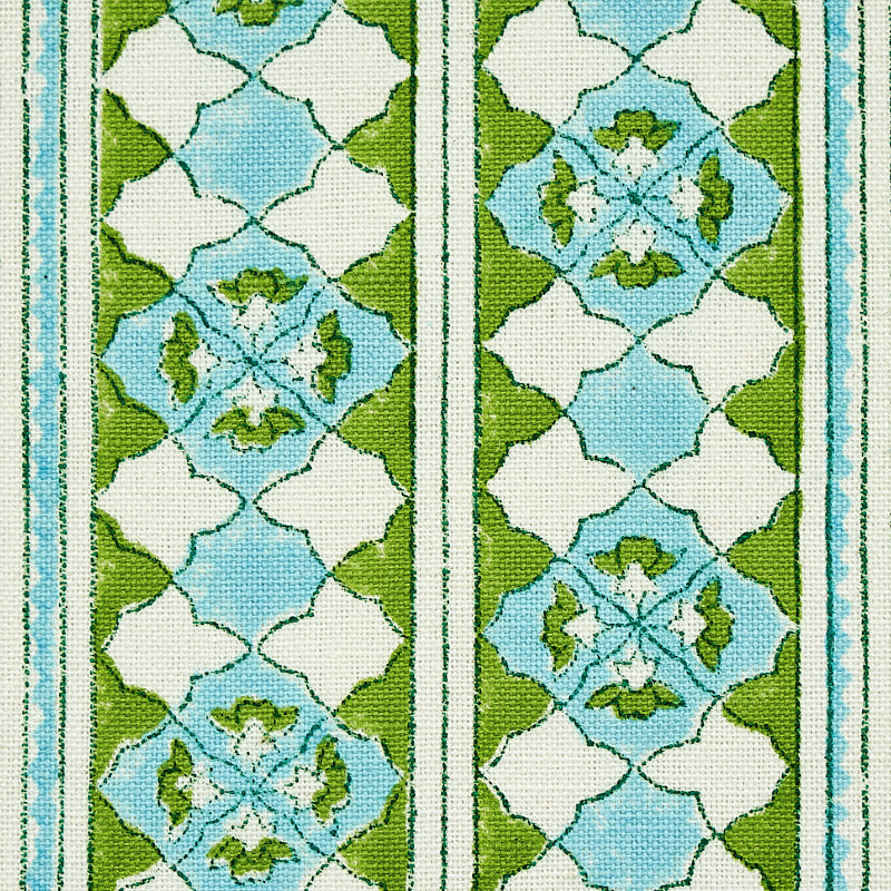 Amira hand blocked print | Leaf