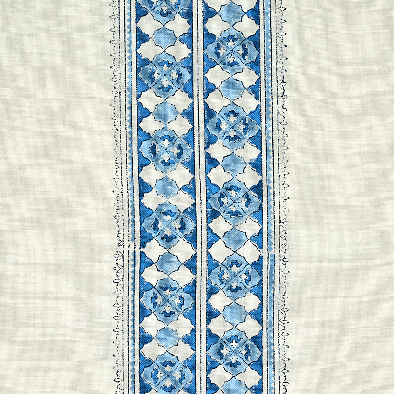 Amira hand blocked print | Indigo
