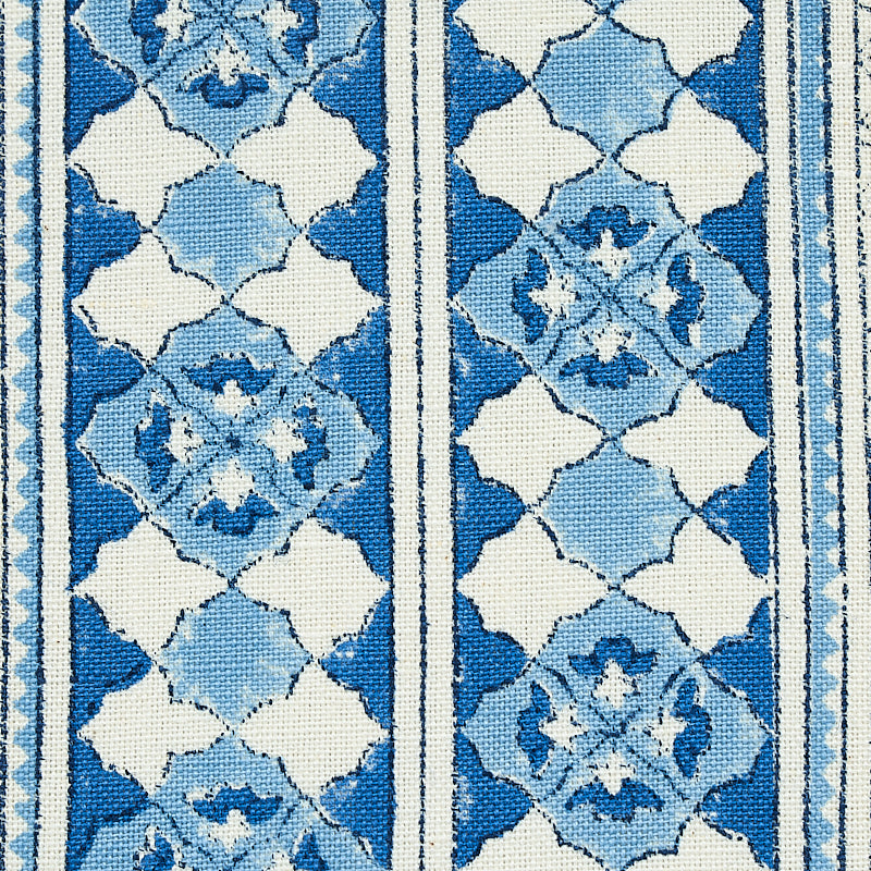 Amira hand blocked print | Indigo