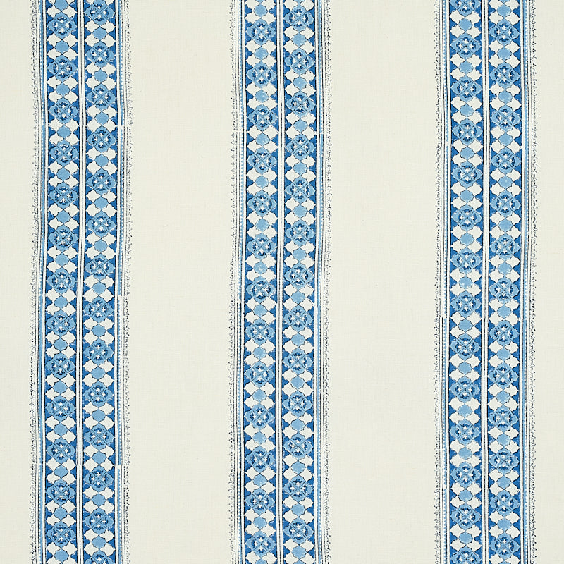 Amira hand blocked print | Indigo